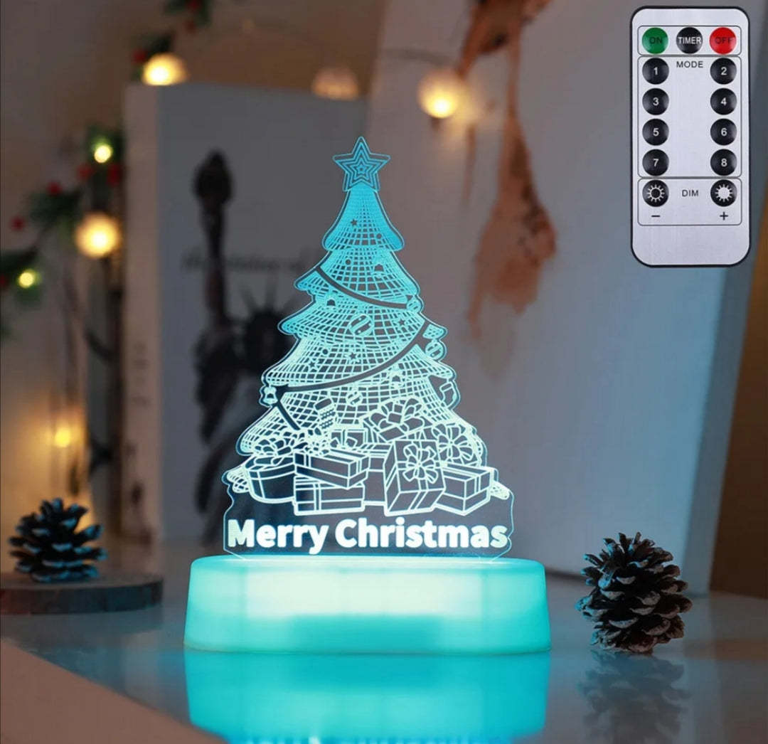 Christmas Decoration 3D Lamp Acrylic LED Night Lights New Year Valentines Day Christmas Kids Gift Christmas Ornaments Christmas Decoration 3D Lamp Acrylic LED Night Lights New Year Valentines Day Christmas Kids Gift Christmas Ornaments